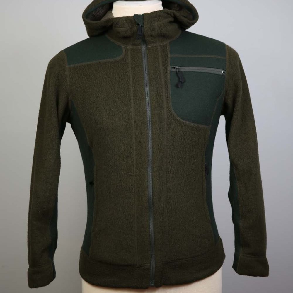 Snow Peak Men's Hoodie Green S made in Japan like new